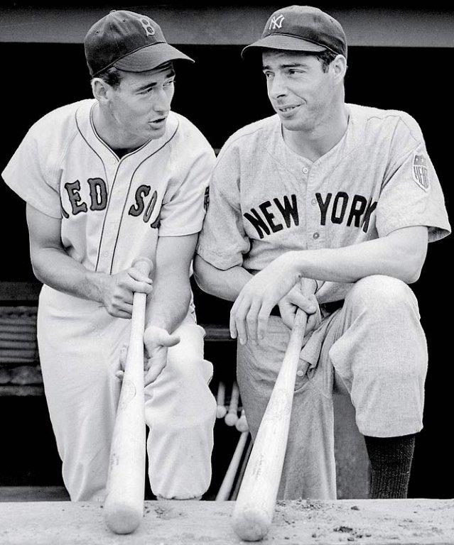 Photo of the Day: Joe DiMaggio wearing a Red Sox uniform