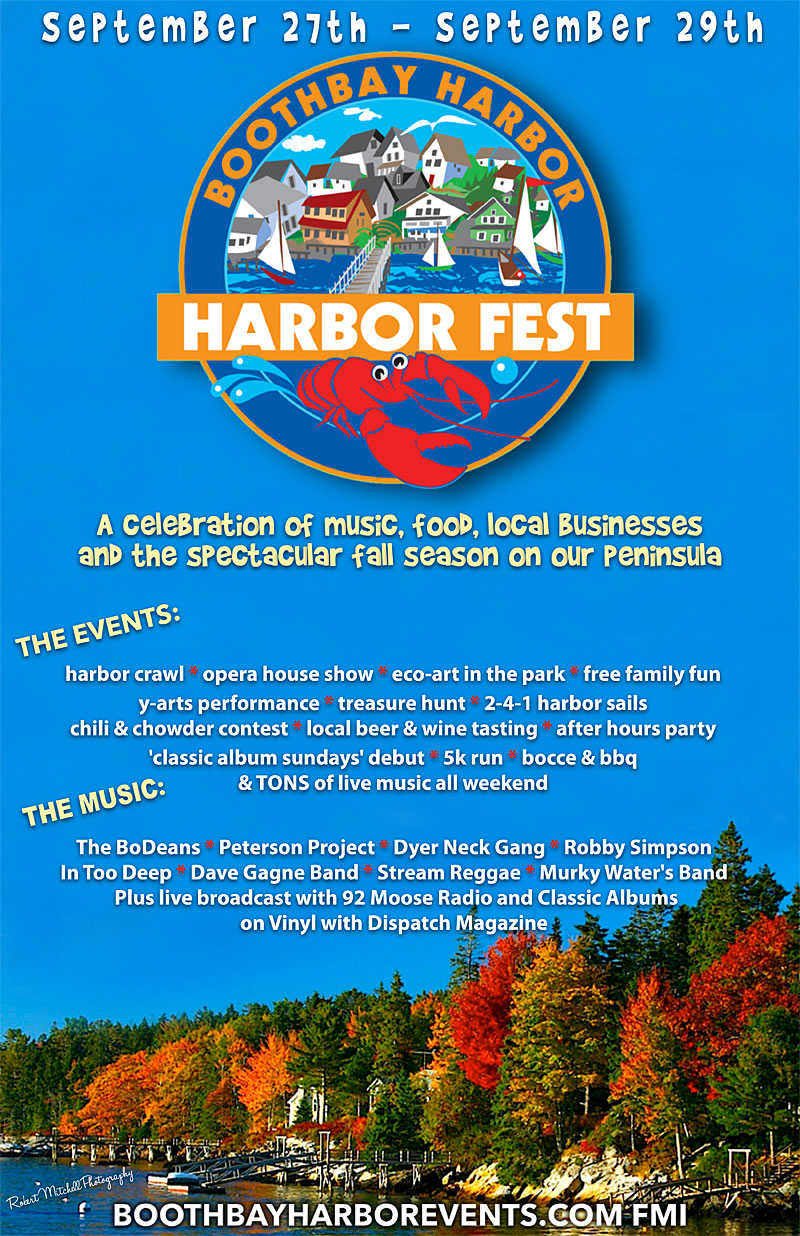 Celebrate fall in Maine at the 2nd Annual Boothbay Harbor Fest