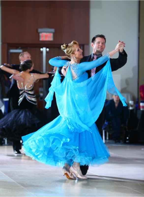 Alina Blakesley competes at Eastern Dancesport Championships Boothbay