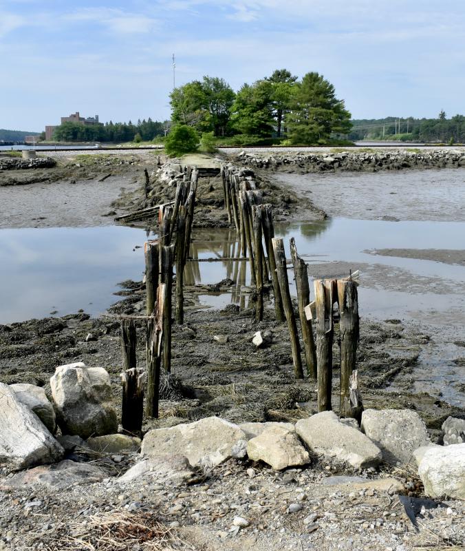 Boothbay Harbor debates plans to save historic footbridge