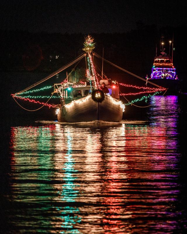 Boothbay Lights’ Lighted Boat Parade Boothbay Register