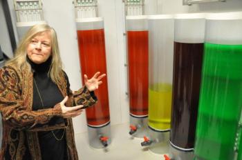 Tatiana Brailovskaya gives a tour of Bigelow Laboratory of Ocean Sciences ahead of the December 14 open house. BEN BULKELEY/Boothbay Register