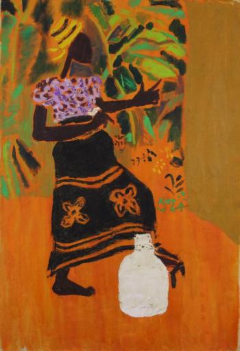 Anne Eisner, “Woman and Jug (Congo), 1956